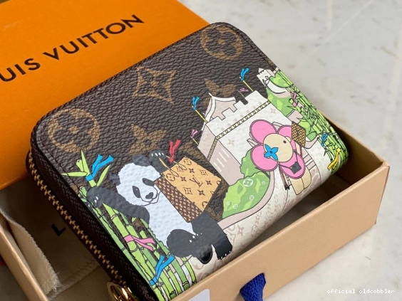 Official oldcobbler VUITTON ZIPPY COIN LOUIS PURSE 0730